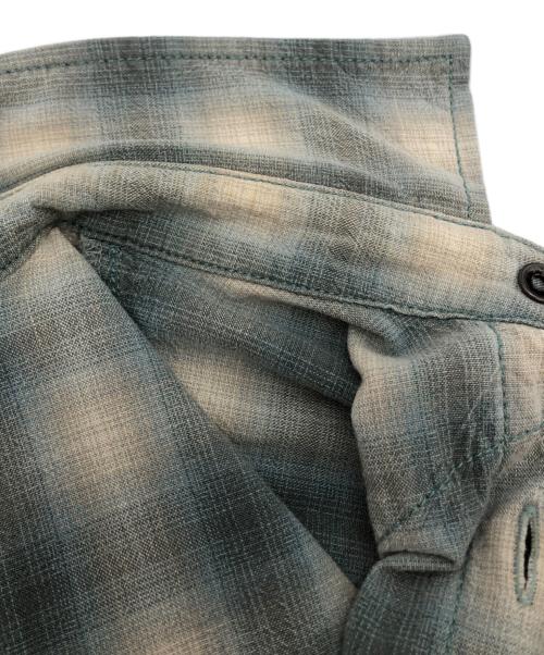 NEIGHBORHOOD（ネイバーフッド）NEIGHBORHOOD (ネイバーフッド) オンブレチェックシャツ グリーン サイズ:S-REGULARの古着・服飾アイテム
