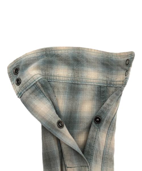 NEIGHBORHOOD（ネイバーフッド）NEIGHBORHOOD (ネイバーフッド) オンブレチェックシャツ グリーン サイズ:S-REGULARの古着・服飾アイテム