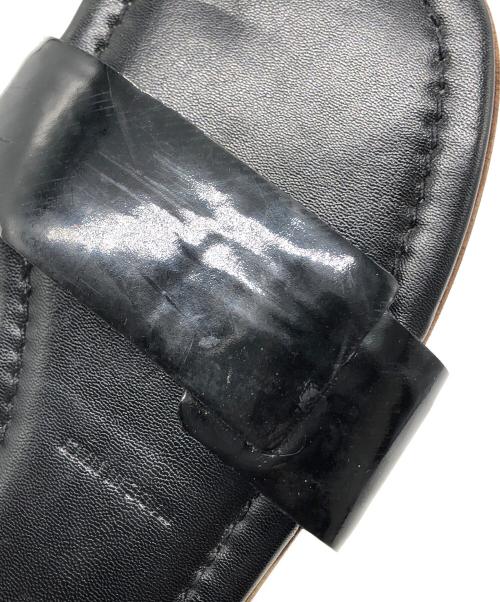 JIL SANDER（ジルサンダー）JIL SANDER (ジルサンダー) フラットサンダル ブラック サイズ:36 1/2の古着・服飾アイテム