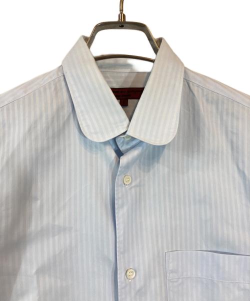 COMME des GARCONS HOMME DEUX（コムデギャルソン オム ドゥ）COMME des GARCONS HOMME DEUX (コムデギャルソン オム ドゥ) ストライプシャツ ブルー サイズ:Sの古着・服飾アイテム