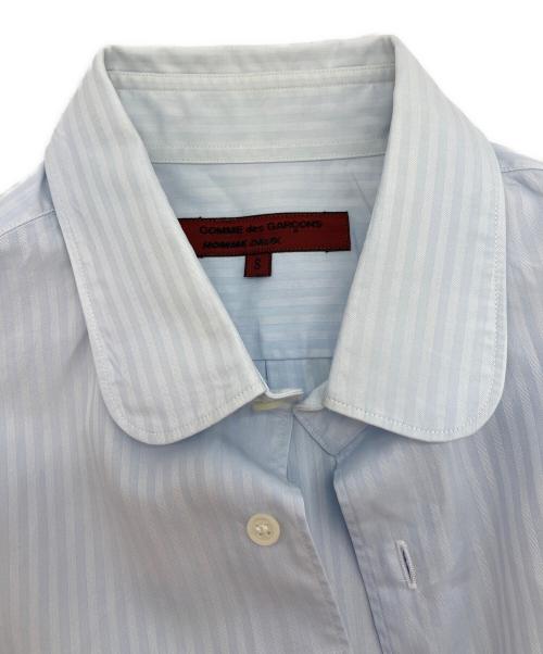 COMME des GARCONS HOMME DEUX（コムデギャルソン オム ドゥ）COMME des GARCONS HOMME DEUX (コムデギャルソン オム ドゥ) ストライプシャツ ブルー サイズ:Sの古着・服飾アイテム