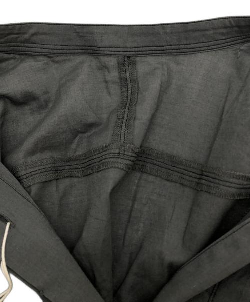 wagona（ワゴナ）wagona (ワゴナ) インドコットンボイルハンドタック半袖オーバーブラウス グレー サイズ:Mの古着・服飾アイテム