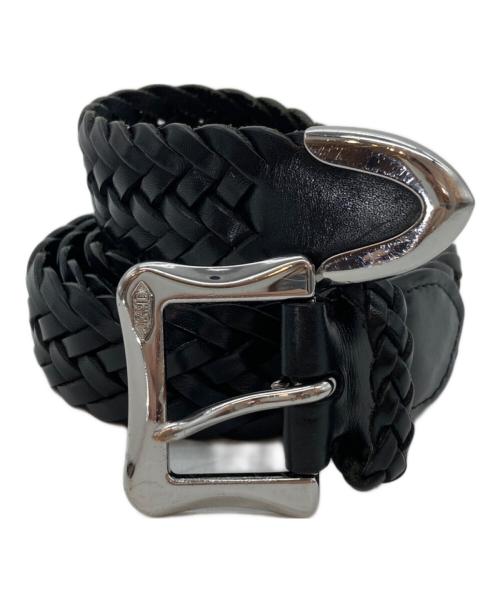 J&M DAVIDSON（ジェイ＆エム デヴィッドソン）J&M DAVIDSON (ジェイ＆エム デヴィッドソン) レザーベルト ブラックの古着・服飾アイテム
