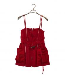 MAISON SPECIAL（メゾンスペシャル）の古着「Multiway Sporty Cami Tunic」｜レッド