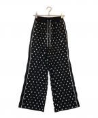 MAISON SPECIALメゾンスペシャル）の古着「Jacquard Jersey Pants」｜ブラック