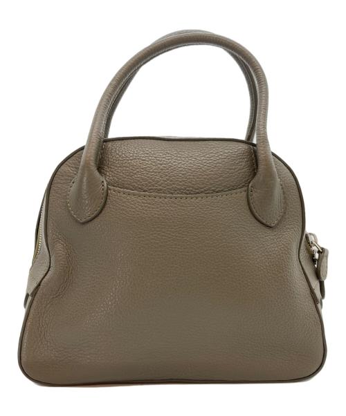 MAISON CANAU（メゾンカナウ）MAISON CANAU (メゾンカナウ) ラウンドボストンバッグ カーキの古着・服飾アイテム