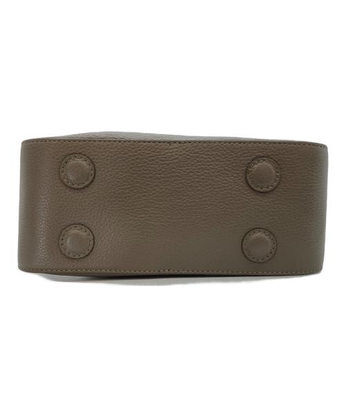 MAISON CANAU（メゾンカナウ）MAISON CANAU (メゾンカナウ) ラウンドボストンバッグ カーキの古着・服飾アイテム