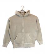 DEUXIEME CLASSE×EVERYDAY I LIKE.ドゥーズィエム クラス×エヴリデイ アイ ライク）の古着「Vintage Like ジップ フーディー」｜ベージュ