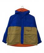DAIWA PIER39ダイワ ピア39）の古着「TECH LOGGER MOUNTAIN PARKA」｜ブルー×ベージュ