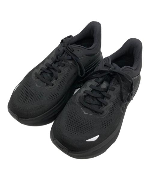 HOKA（ホカ）HOKA (ホカ) Bondi 9 Wide ブラック サイズ:US8　2Eの古着・服飾アイテム