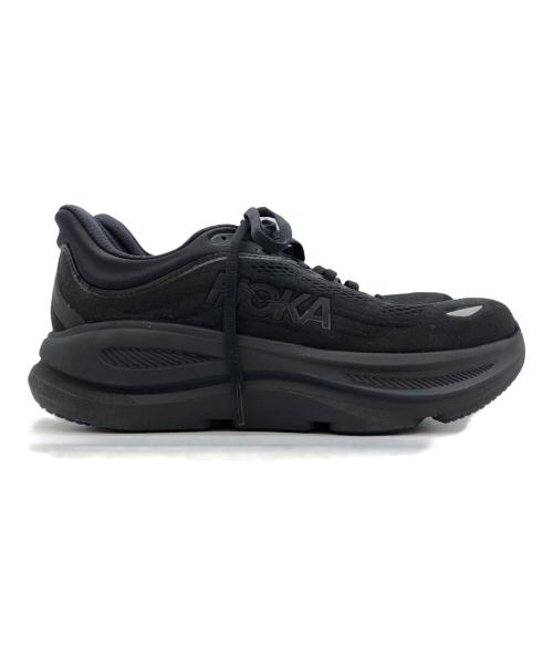 HOKA（ホカ）HOKA (ホカ) Bondi 9 Wide ブラック サイズ:US8　2Eの古着・服飾アイテム