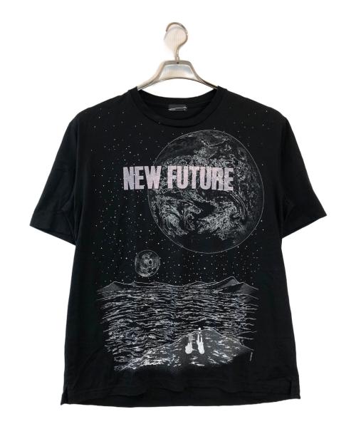 LAD MUSICIAN（ラッドミュージシャン）LAD MUSICIAN (ラッドミュージシャン) ドラえもん (ドラエモン) プリントTシャツ ブラック サイズ:42の古着・服飾アイテム