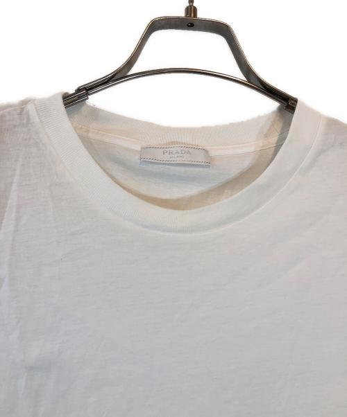 PRADA（プラダ）PRADA (プラダ) プレーンソリッドインナーTシャツ ホワイト サイズ:Lの古着・服飾アイテム