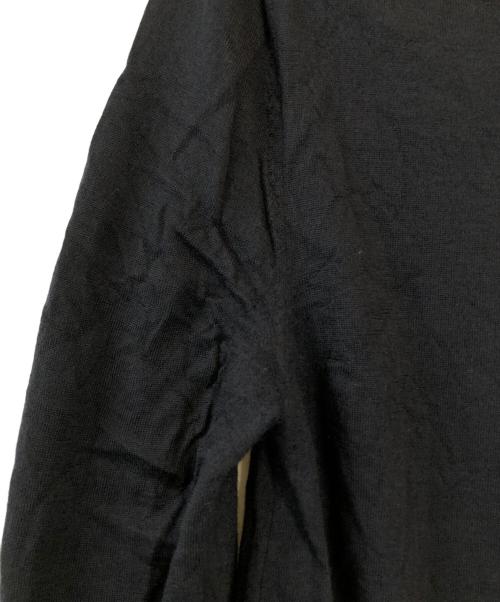 PRADA（プラダ）PRADA (プラダ) ニットポロシャツ ネイビー サイズ:46の古着・服飾アイテム