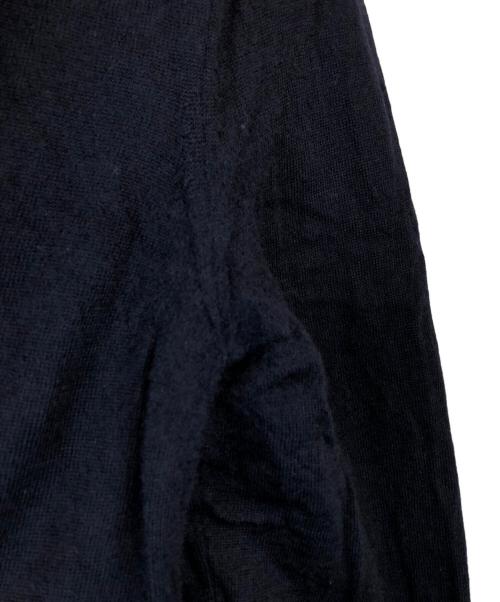 PRADA（プラダ）PRADA (プラダ) ニットポロシャツ ネイビー サイズ:46の古着・服飾アイテム