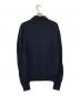 PRADA (プラダ) ニットポロシャツ ネイビー サイズ:46：19000円