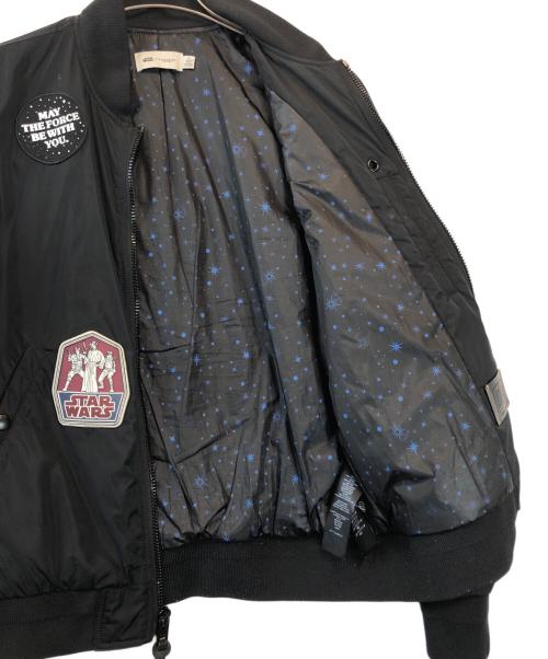 COACH（コーチ）COACH (コーチ) STAR WARS (スターウォーズ) MA-1 パッチ フライトジャケット ブラック サイズ:Mの古着・服飾アイテム