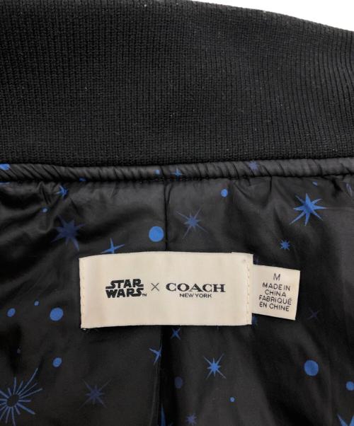 COACH（コーチ）COACH (コーチ) STAR WARS (スターウォーズ) MA-1 パッチ フライトジャケット ブラック サイズ:Mの古着・服飾アイテム