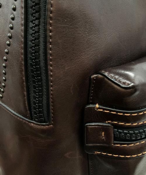 COACH（コーチ）COACH (コーチ) アカデミー リュックサック ブラウンの古着・服飾アイテム