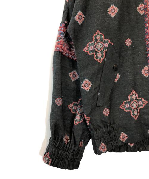 YANTOR（ヤントル）YANTOR (ヤントル) KHADI SILK ジップジャケット レッド サイズ:Mの古着・服飾アイテム