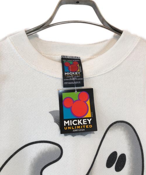MICKEY（ミッキー）MICKEY (ミッキー) プリントスウェット ホワイト サイズ:XLの古着・服飾アイテム