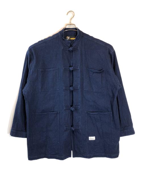 FAT（エフエーティー）FAT (エフエーティー) カンフージャケット チャイナジャケット インディゴ サイズ:FATの古着・服飾アイテム