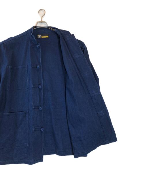 FAT（エフエーティー）FAT (エフエーティー) カンフージャケット チャイナジャケット インディゴ サイズ:FATの古着・服飾アイテム