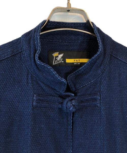 FAT（エフエーティー）FAT (エフエーティー) カンフージャケット チャイナジャケット インディゴ サイズ:FATの古着・服飾アイテム