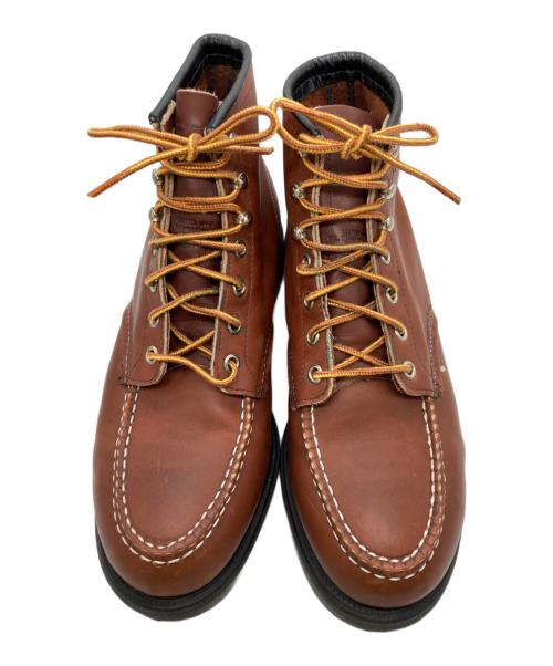 RED WING（レッドウィング）RED WING (レッドウィング) レザーブーツ ブラウン サイズ:8 1/2EEEの古着・服飾アイテム