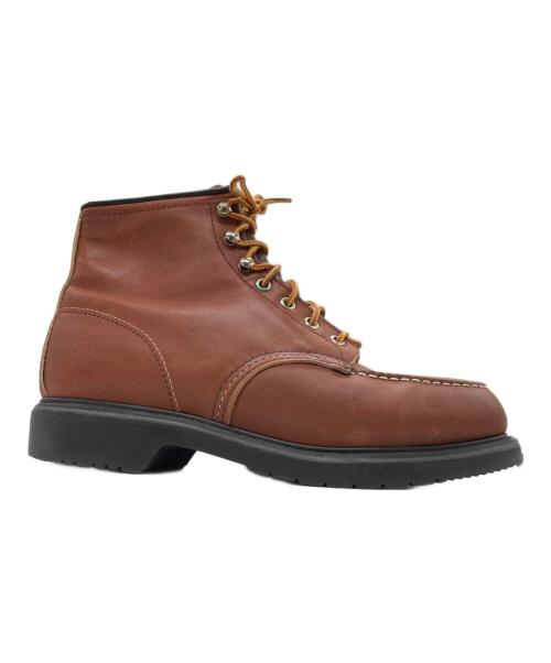 RED WING（レッドウィング）RED WING (レッドウィング) レザーブーツ ブラウン サイズ:8 1/2EEEの古着・服飾アイテム