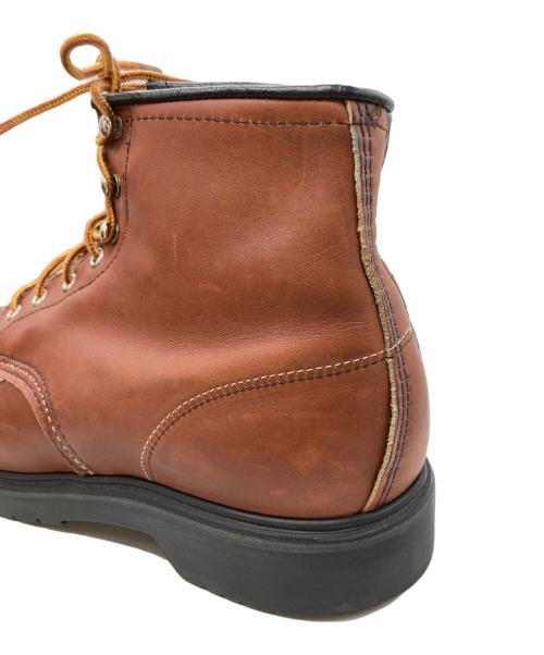RED WING（レッドウィング）RED WING (レッドウィング) レザーブーツ ブラウン サイズ:8 1/2EEEの古着・服飾アイテム