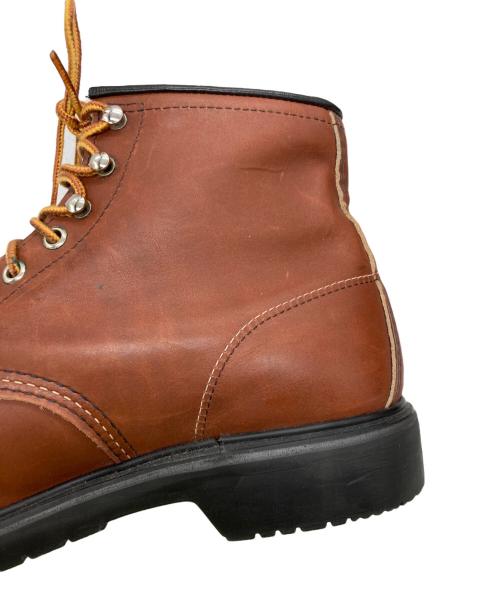 RED WING（レッドウィング）RED WING (レッドウィング) レザーブーツ ブラウン サイズ:8 1/2EEEの古着・服飾アイテム