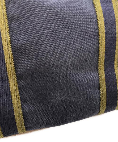 HERMES（エルメス）HERMES (エルメス) キャンバストートバッグ ネイビーの古着・服飾アイテム