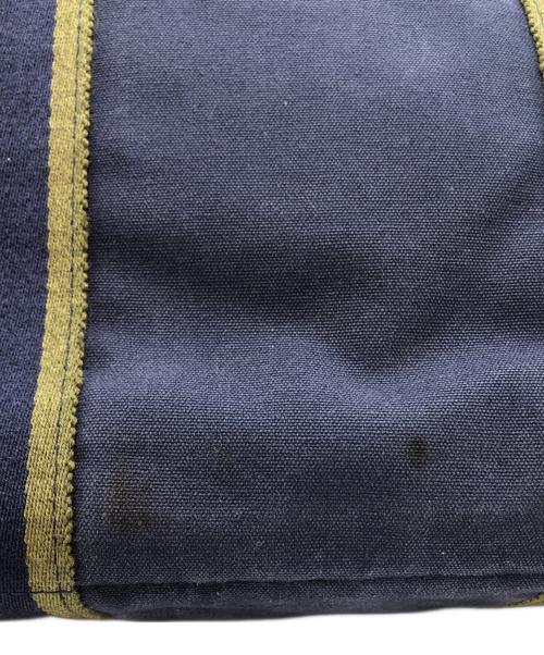 HERMES（エルメス）HERMES (エルメス) キャンバストートバッグ ネイビーの古着・服飾アイテム