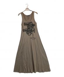 Andy Warhol by HYSTERIC GLAMOUR（アンディーウォーホルバイヒステリックグラマー）の古着「ノースリーブワンピース」｜カーキ
