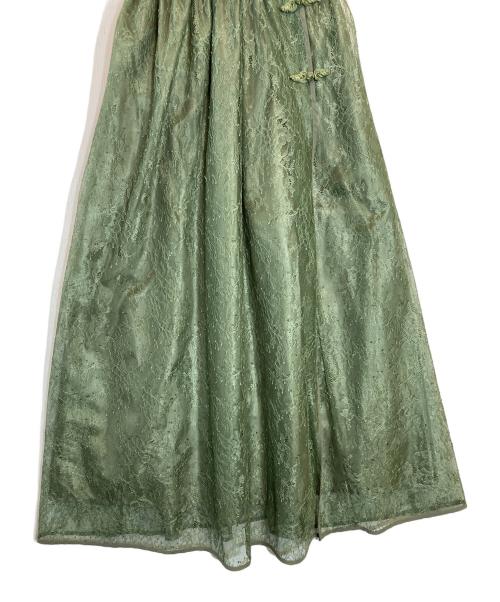 Ameri（アメリ）AMERI (アメリ) LACE KUNG FU DRESS グリーン サイズ:Sの古着・服飾アイテム