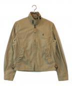 POLO RALPH LAURENポロ・ラルフローレン）の古着「エルボーパッチスイングトップ」｜ベージュ