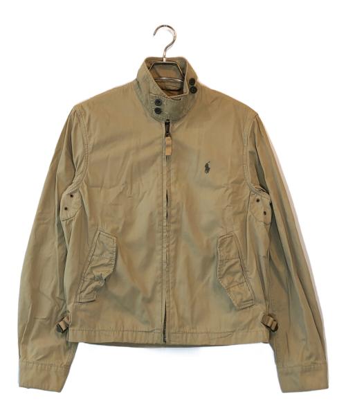 POLO RALPH LAUREN（ポロ・ラルフローレン）POLO RALPH LAUREN (ポロ・ラルフローレン) エルボーパッチスイングトップ ベージュ サイズ:Sの古着・服飾アイテム