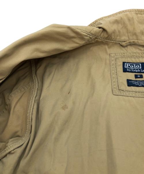 POLO RALPH LAUREN（ポロ・ラルフローレン）POLO RALPH LAUREN (ポロ・ラルフローレン) エルボーパッチスイングトップ ベージュ サイズ:Sの古着・服飾アイテム