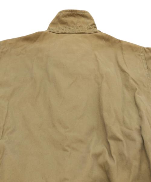 POLO RALPH LAUREN（ポロ・ラルフローレン）POLO RALPH LAUREN (ポロ・ラルフローレン) エルボーパッチスイングトップ ベージュ サイズ:Sの古着・服飾アイテム