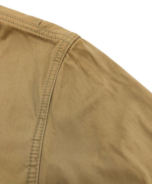 POLO RALPH LAUREN（ポロ・ラルフローレン）POLO RALPH LAUREN (ポロ・ラルフローレン) エルボーパッチスイングトップ ベージュ サイズ:Sの古着・服飾アイテム