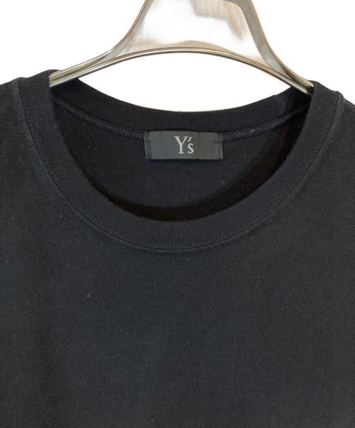 Y's（ワイズ）Y's (ワイズ) プリント半袖カットソー ブラック サイズ:4の古着・服飾アイテム