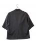 MAISON SPECIAL (メゾンスペシャル) Linen Mix Slab Standout Lapel Prime-Over Cropped-sleeve Shirt Jacket グレー サイズ:1 未使用品：15000円