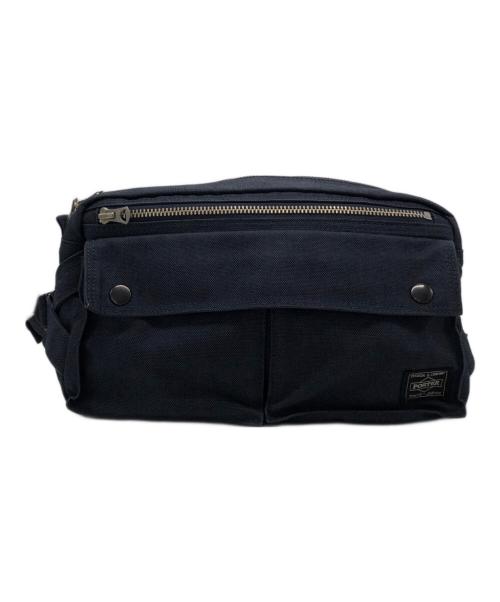 PORTER（ポーター）PORTER (ポーター) WAIST BAG ネイビーの古着・服飾アイテム