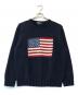 POLO RALPH LAUREN（ポロ・ラルフローレン）の古着「USA星条旗 コットンセーター」｜ネイビー