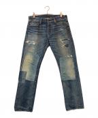 Denim & Supply Ralph Laurenデニム＆サプライ ラルフローレン）の古着「ダメージデニムパンツ」｜インディゴ