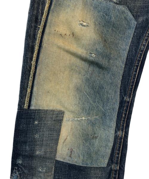 Denim & Supply Ralph Lauren（デニム＆サプライ ラルフローレン）DENIM & SUPPLY RALPH LAUREN (デニム＆サプライ ラルフローレン) ダメージデニムパンツ インディゴ サイズ:W33×L32の古着・服飾アイテム