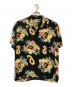 Sun Surf（サンサーフ）の古着「”MACINTOSH UKULELE” HAWAIIAN SHIRT」｜ブラック