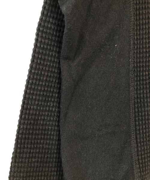 LAD MUSICIAN（ラッドミュージシャン）LAD MUSICIAN (ラッドミュージシャン) THERMAL HENRY NECK PULLOVER ブラック サイズ:42の古着・服飾アイテム