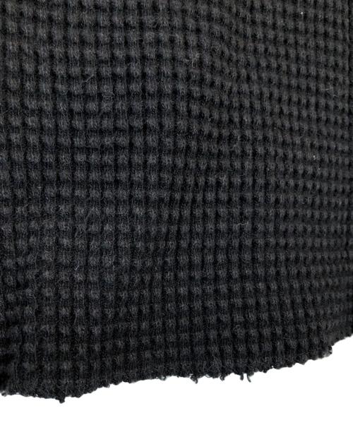 LAD MUSICIAN（ラッドミュージシャン）LAD MUSICIAN (ラッドミュージシャン) THERMAL HENRY NECK PULLOVER ブラック サイズ:42の古着・服飾アイテム